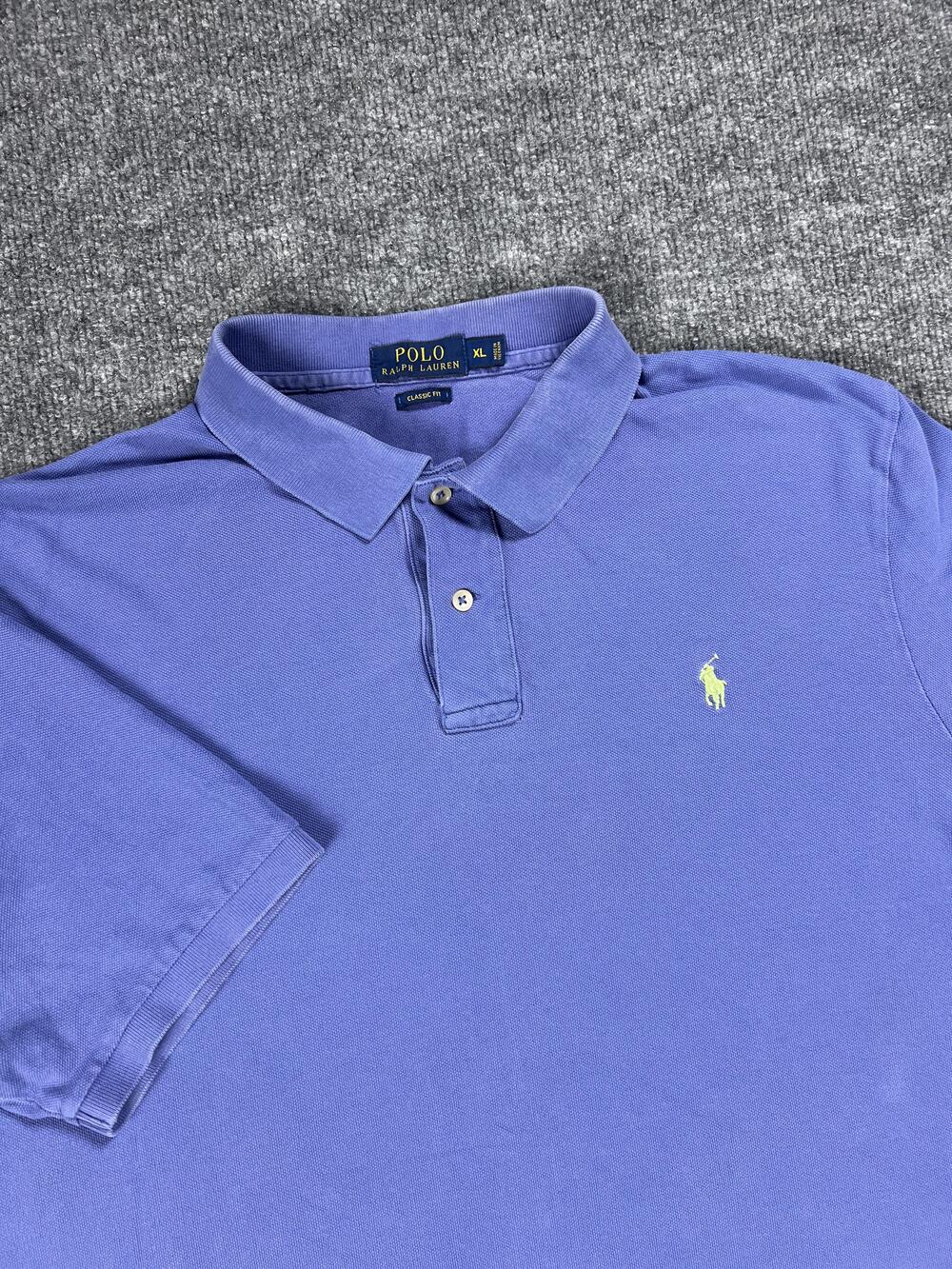 Polo Ralph Lauren Shirt Purple 100 Percent Cotton Classic Fit Mens Extra Large